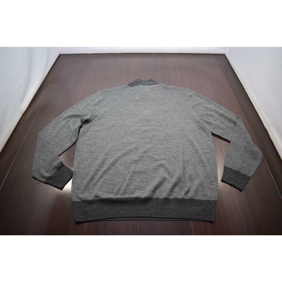 40035 New Bobby Jones 1930 100% Wool Zip Neck Pullover Sweater Medium $195 - Picture 8 of 8